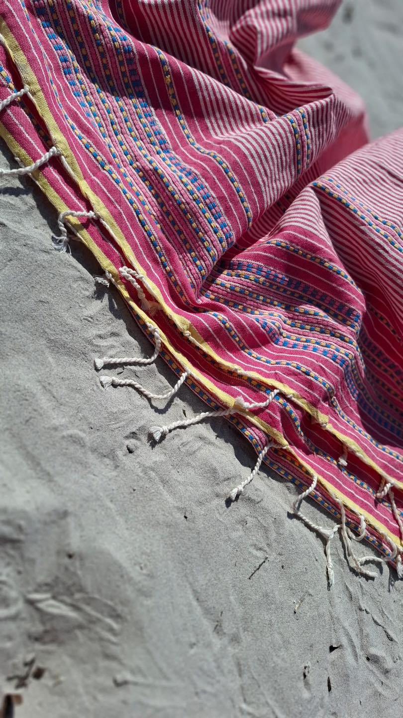 Fouta berbère à rayures