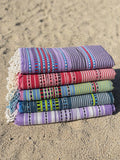 Fouta berbère à rayures