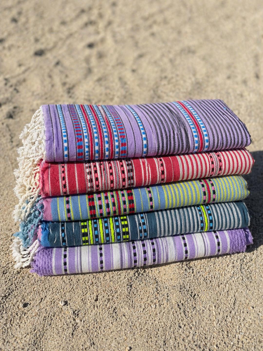 Fouta berbère à rayures