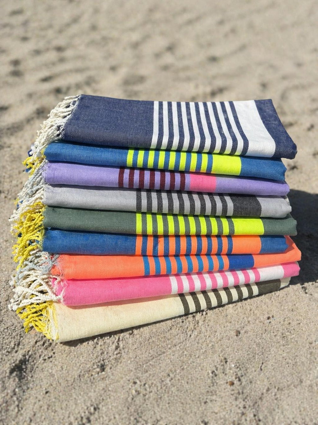 Fouta tunisienne à rayures